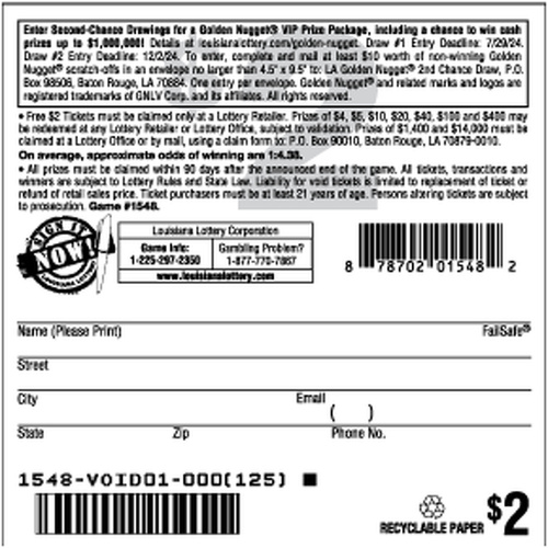 Front of Game Card