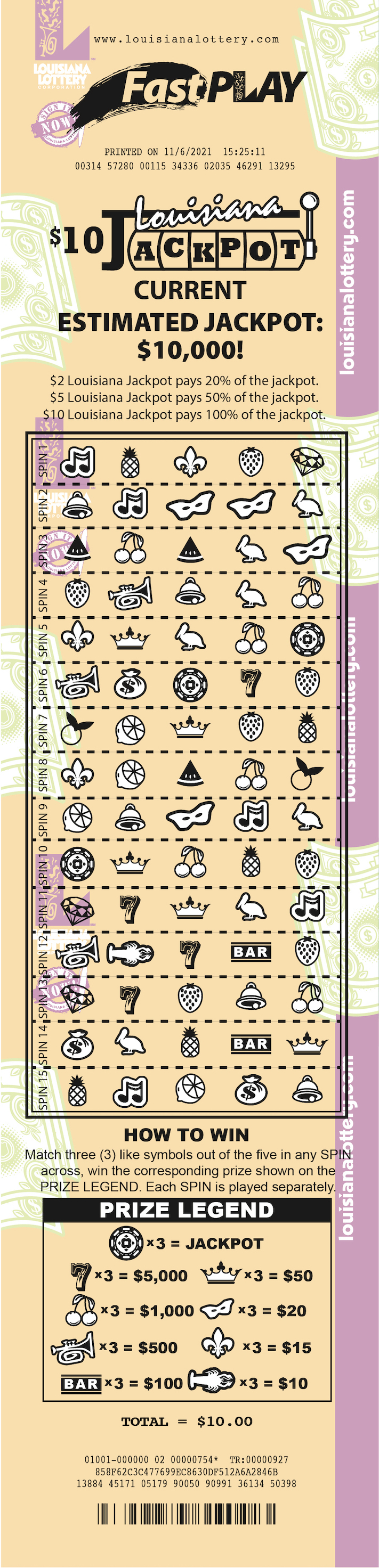 Front of Game Card