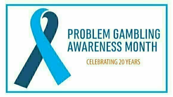 White rectangle with a blue border surrounds a cartoon blue ribbon and text that reads 
