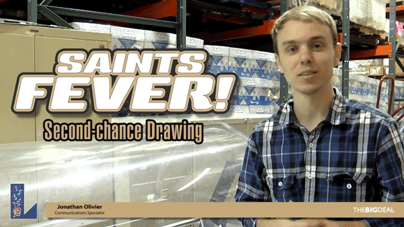 Young man in flannel shirt in a warehouse. Text reads 