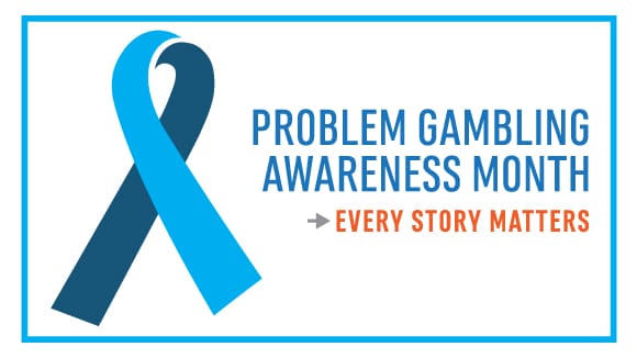 White rectangle with a blue border surrounds a cartoon blue ribbon and text that reads 